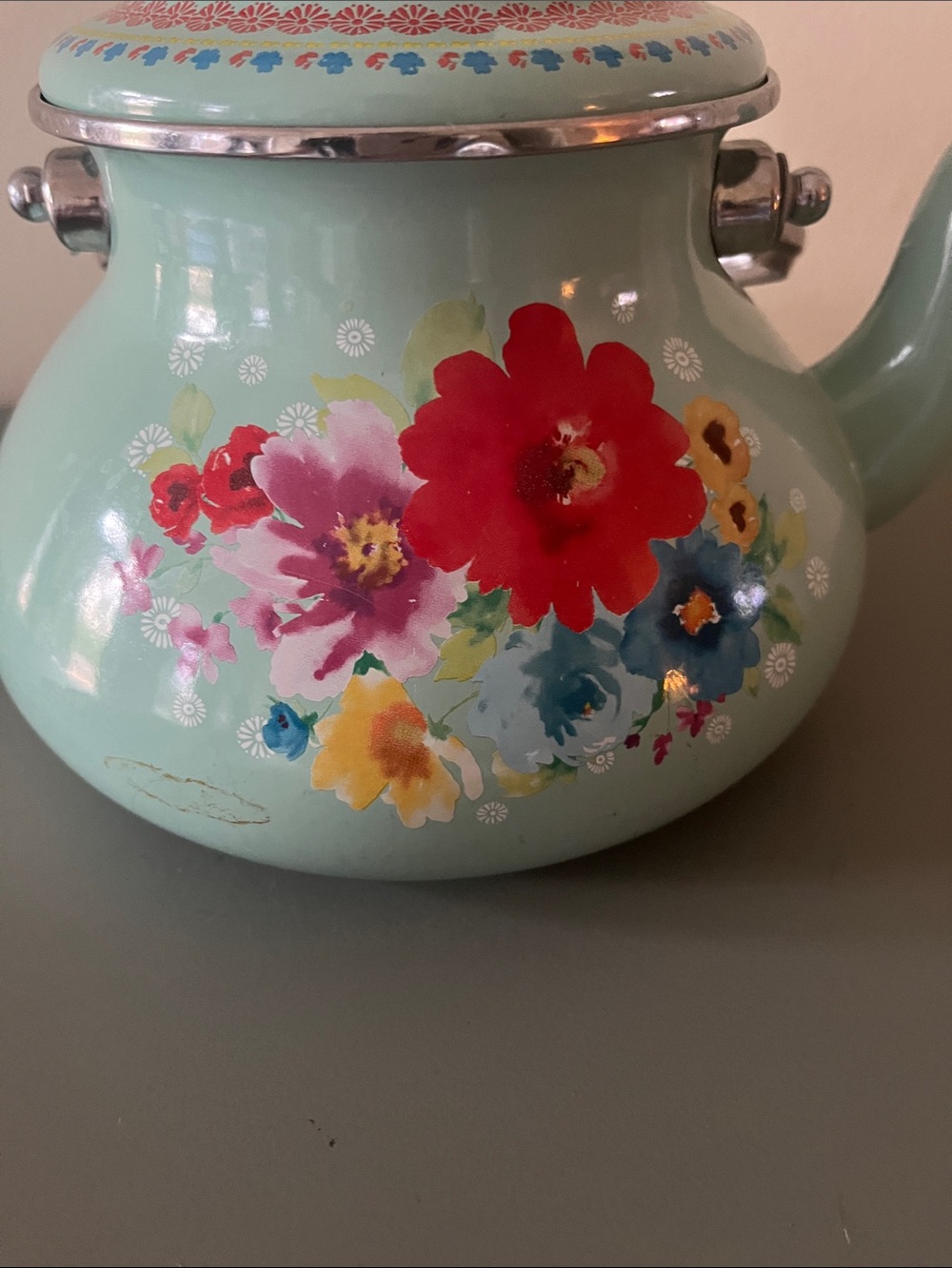 The Pioneer Woman Breezy Blossom Tea Kettle - Picture 4 of 8